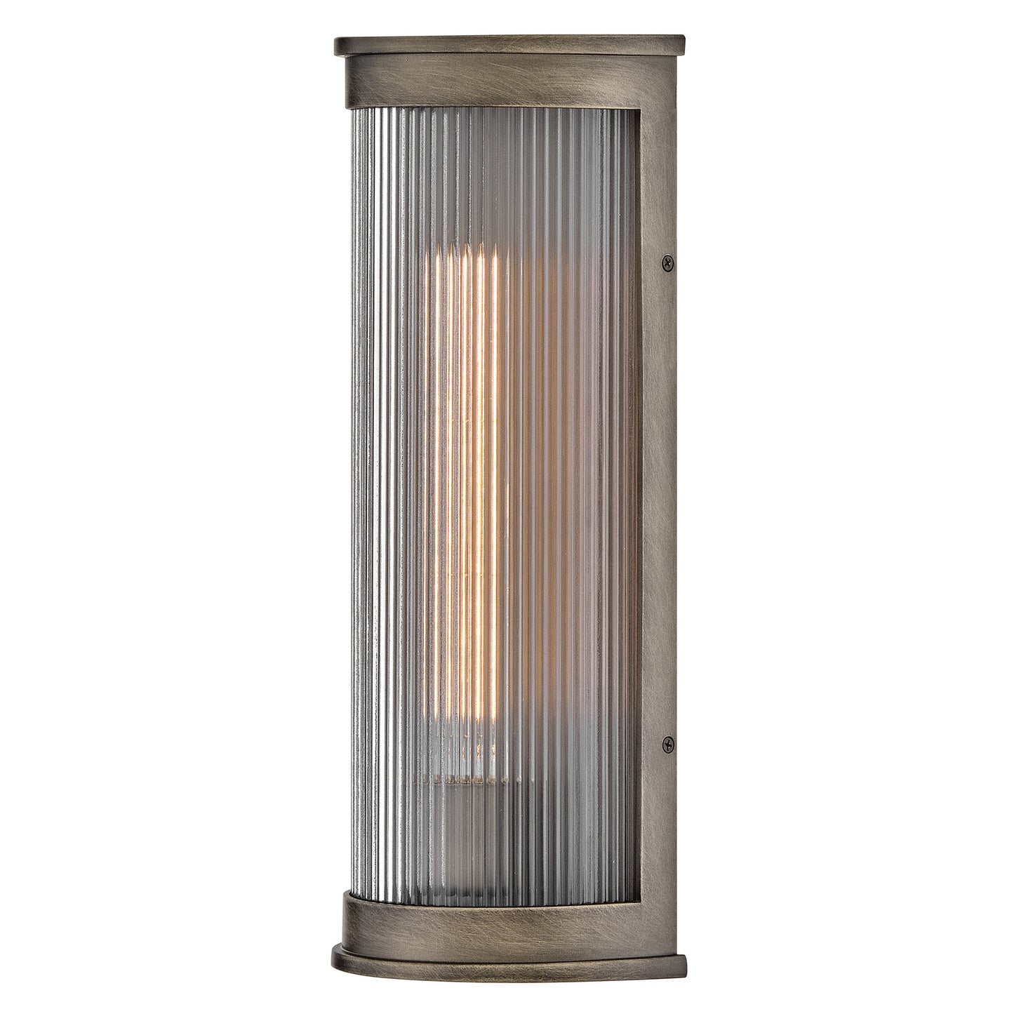 Bluffton LED Wall Mount Lantern in Burnished Bronze
