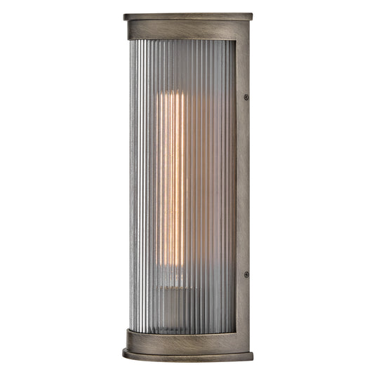 Bluffton LED Wall Mount Lantern in Burnished Bronze