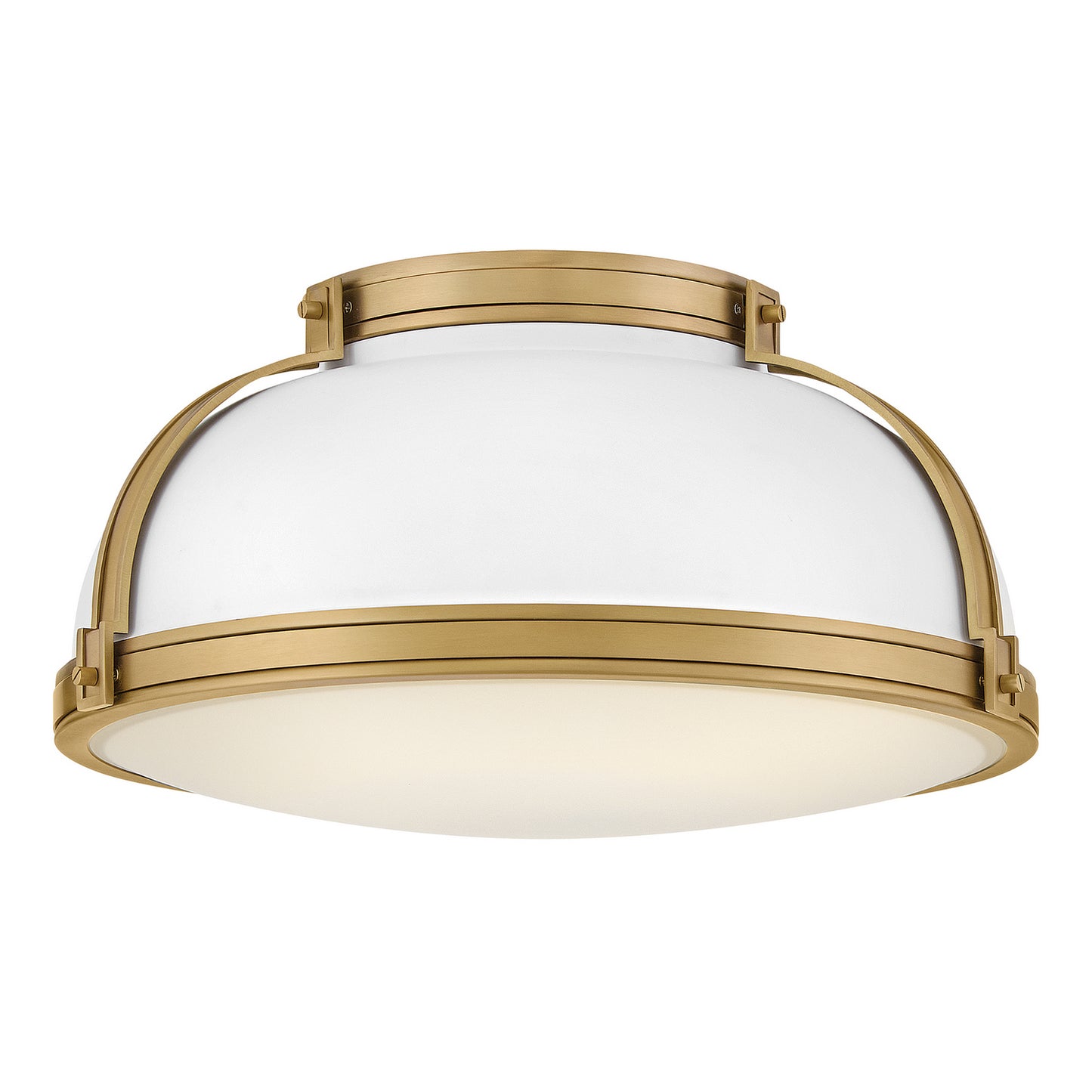 Barton LED Flush Mount in Matte White