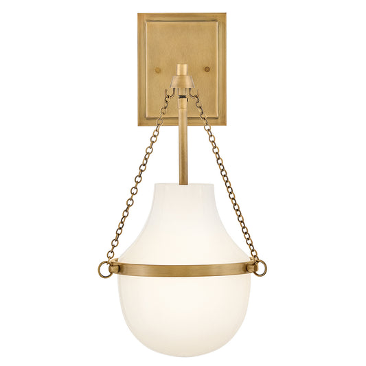 Collins LED Wall Sconce in Heritage Brass