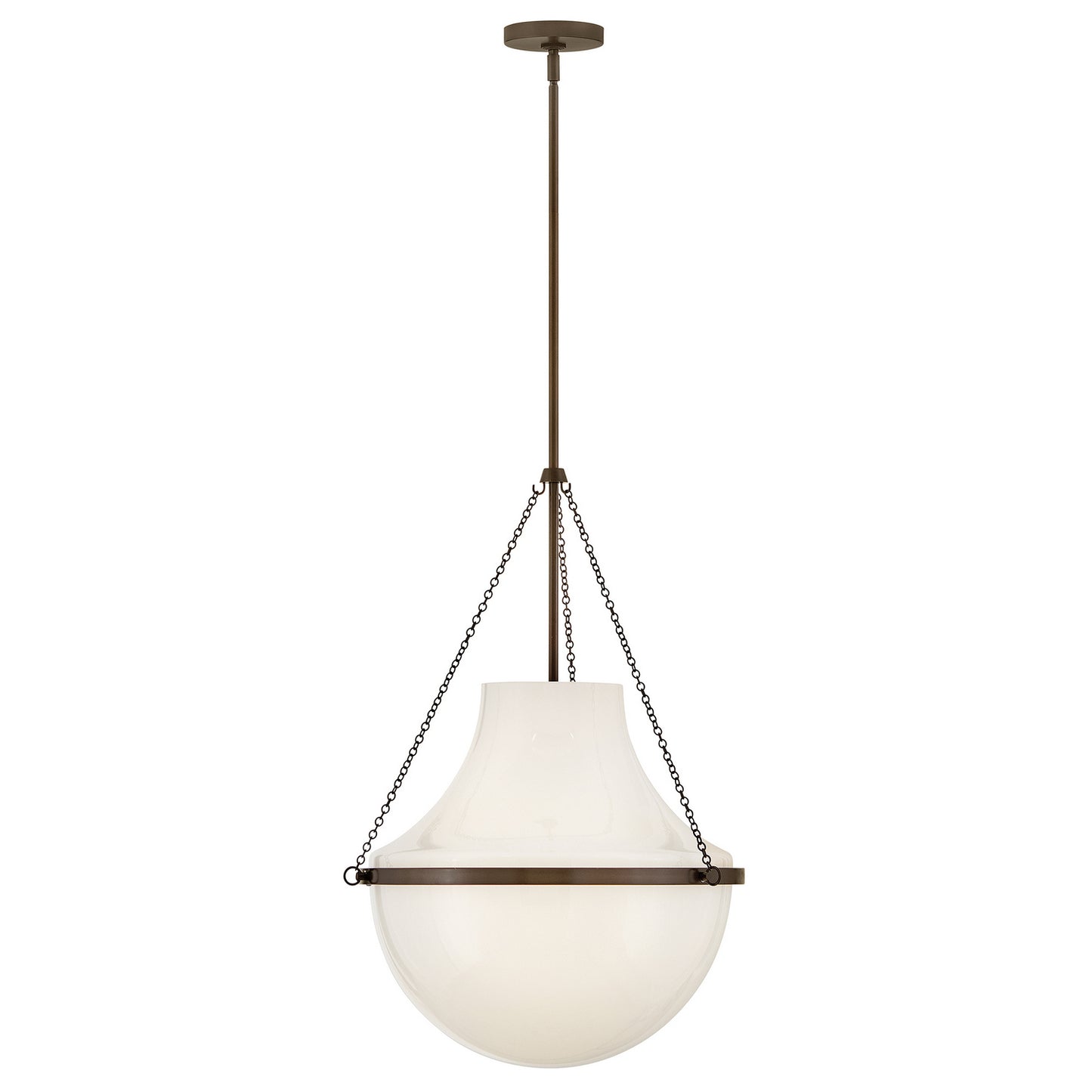 Collins LED Pendant in Heritage Bronze
