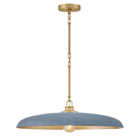 Sadie LED Chandelier in Lacquered Brass
