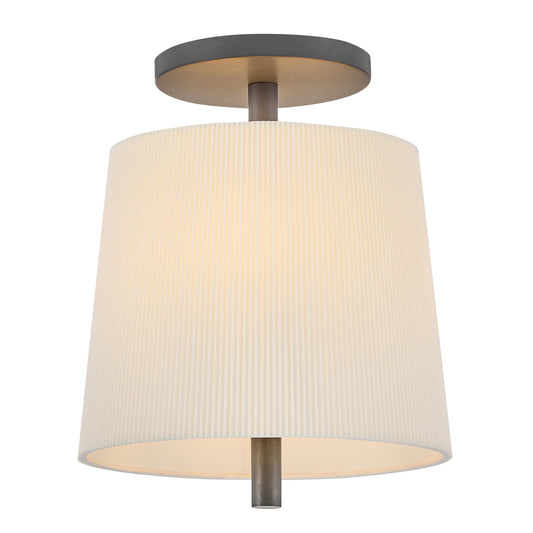 Clive LED Semi-Flush Mount in Slate Bronze
