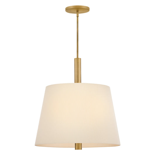 Clive LED Chandelier in Heritage Brass