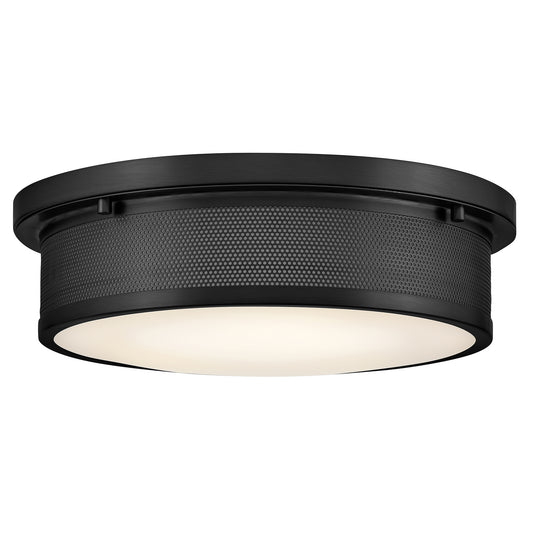 Pierce LED Flush Mount in Black