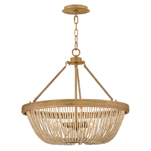 Tula LED Chandelier in Burnished Gold