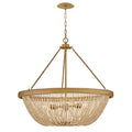 Tula LED Chandelier in Burnished Gold