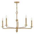 Ansel LED Chandelier in Burnished Gold
