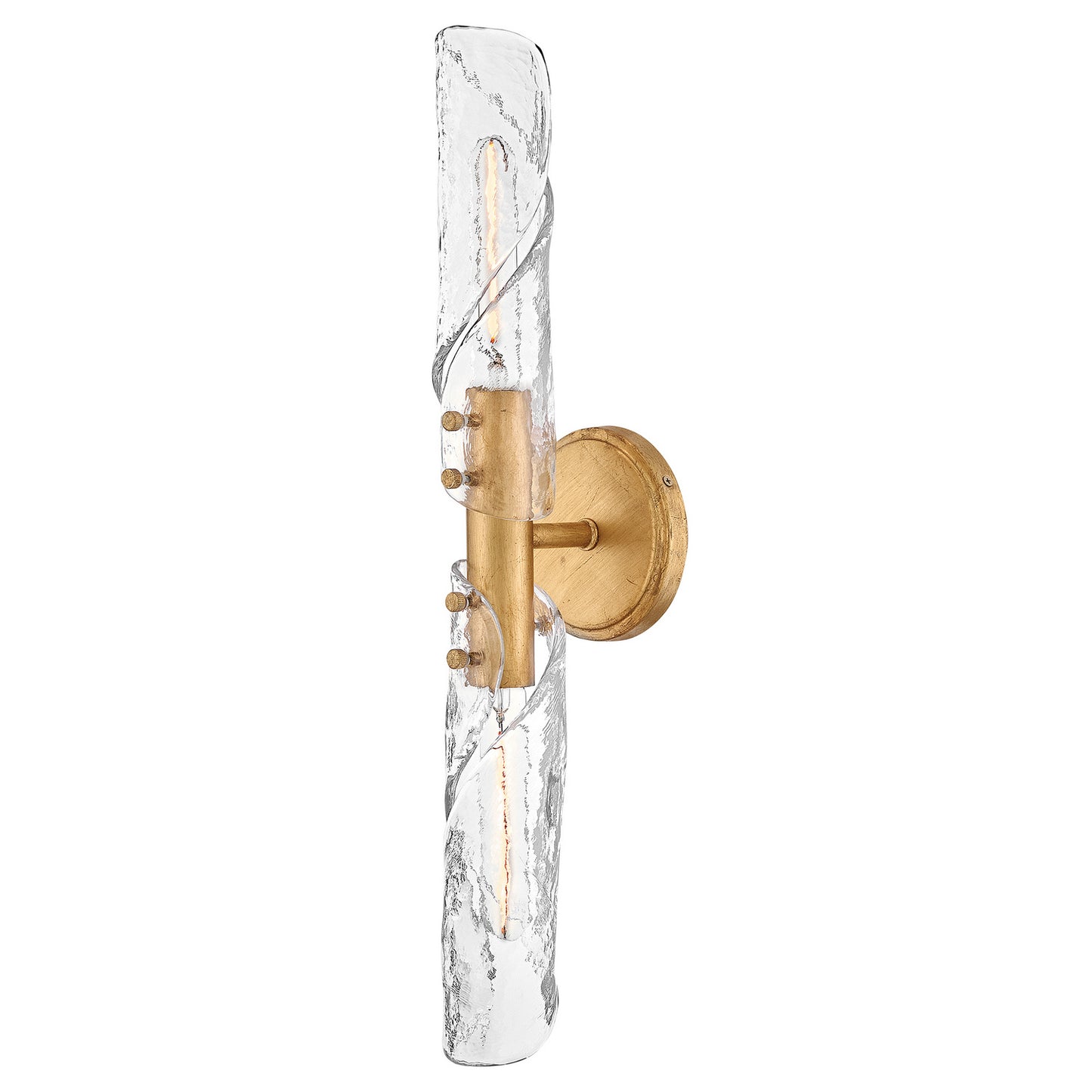 Capri LED Wall Sconce in Distressed Brass