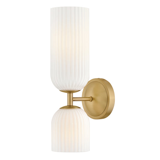 Ava LED Wall Sconce in Lacquered Brass