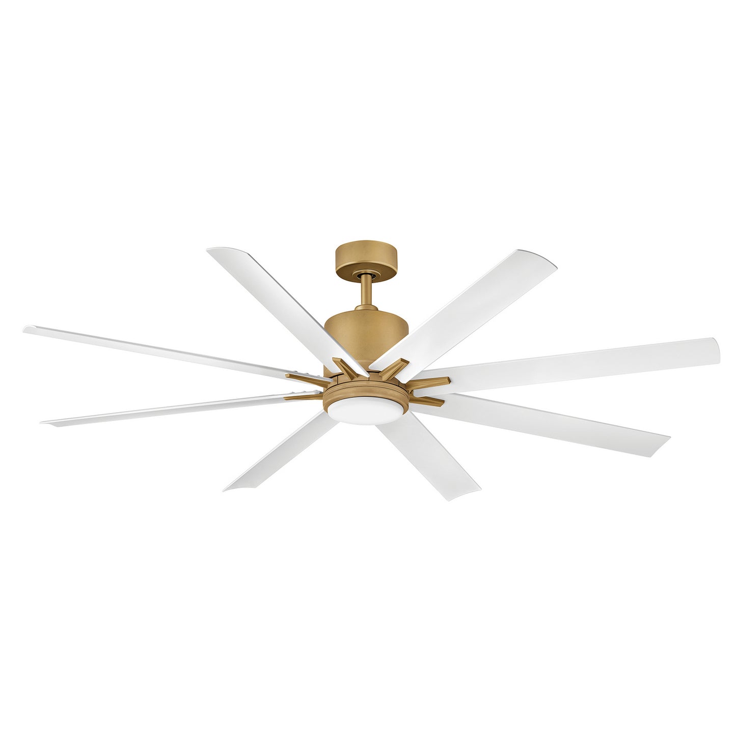 Vantage 66" Smart Fan in Heritage Brass