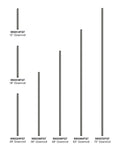 60" Downrod Downrod in Graphite