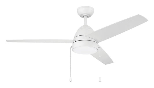 Cozy 52" 3-Blade Ceiling Fan 52" Ceiling Fan in White