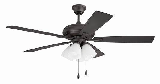 Eos Frost 4 Light 52" Ceiling Fan in Classic Bronze