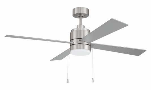 Energy Star McCoy 52" 4 Blade Ceiling Fan 52" Ceiling Fan in Brushed Polished Nickel