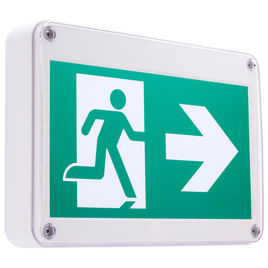 Satco - 67-561 - LED Exit Sign - White