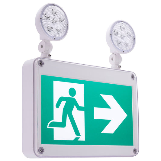 Satco - 67-570 - LED Exit Sign - White