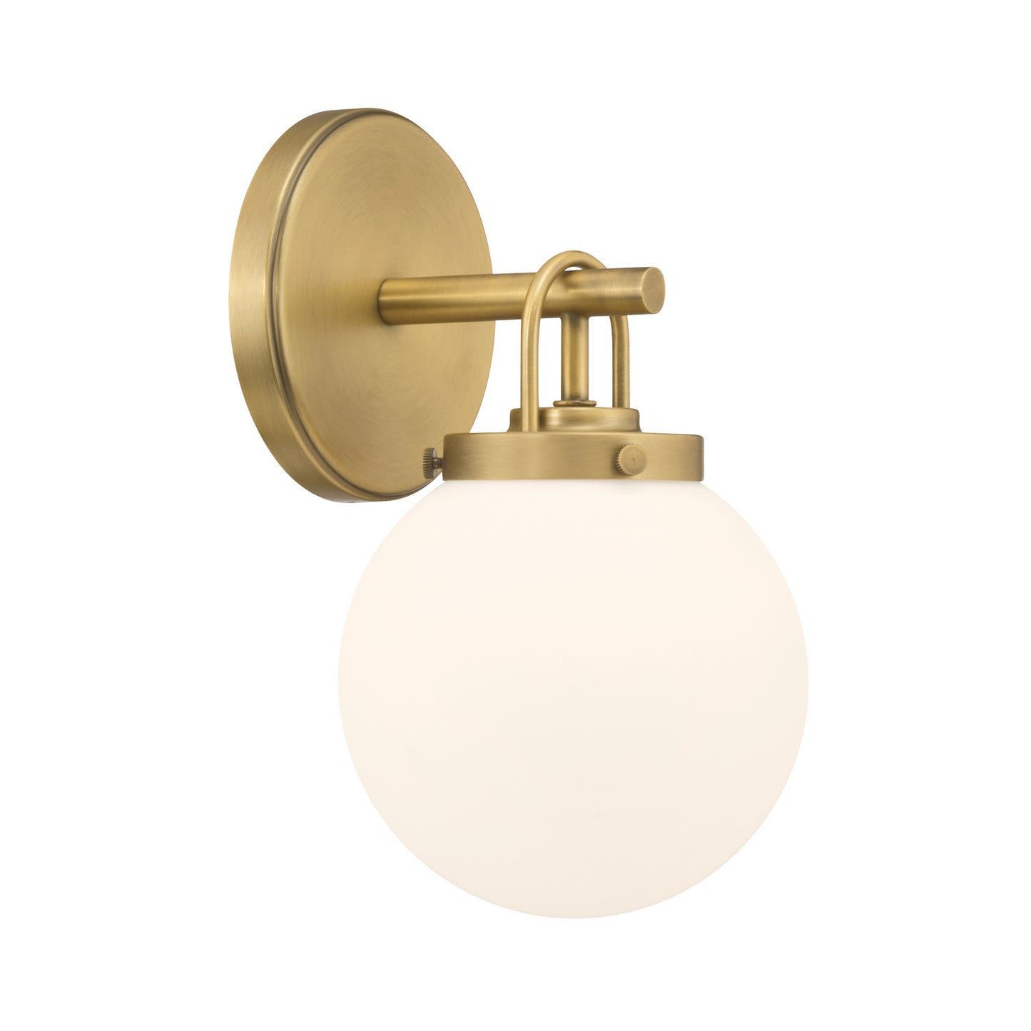 Ortesa One Light Bath Sconce in Legacy Brass
