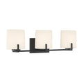 Mirelle Three Light Vanity in Dark Matte Black