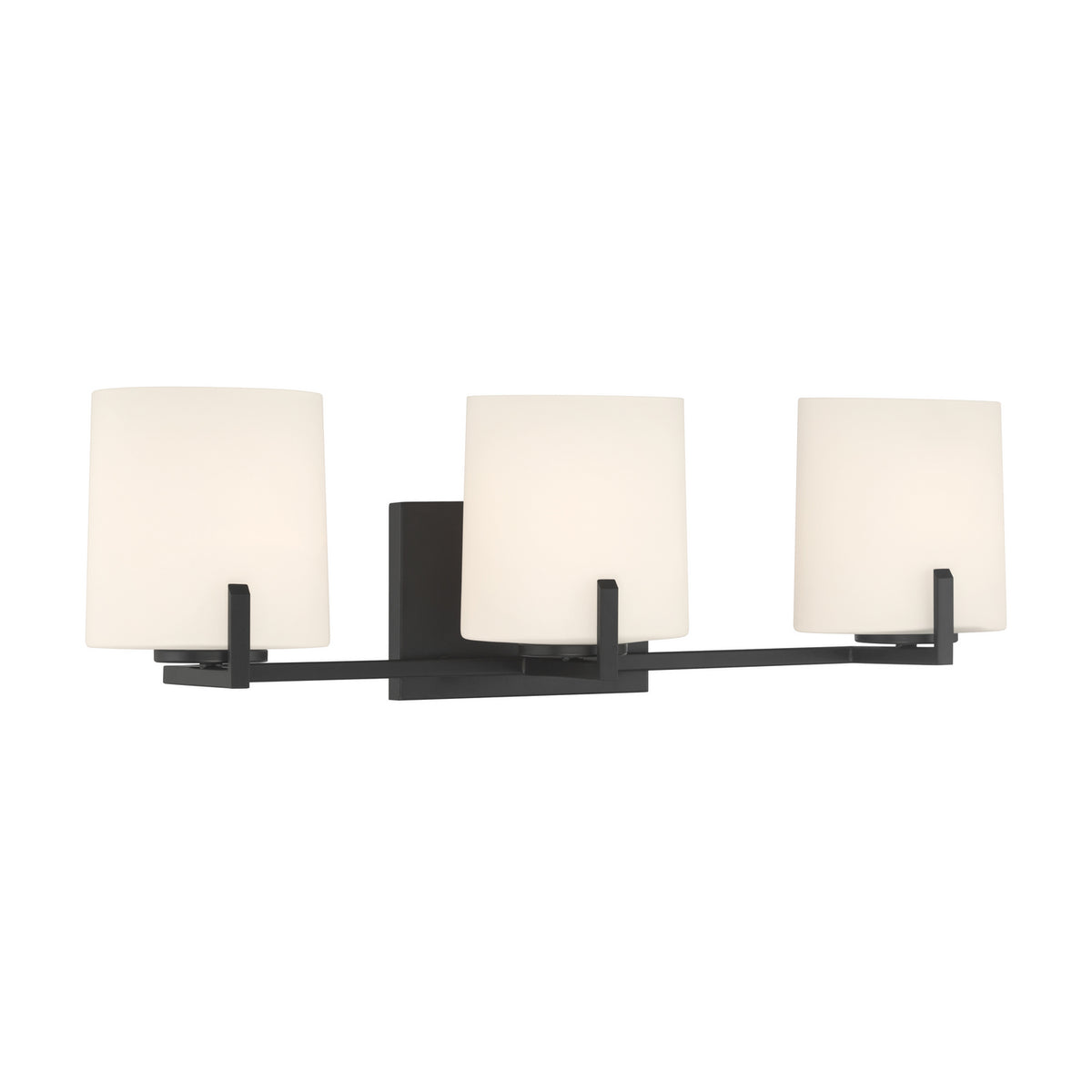 Mirelle Three Light Vanity in Dark Matte Black