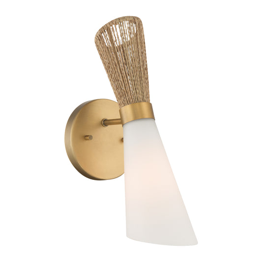 Vantrel One Light Wall Sconce in Legacy Brass