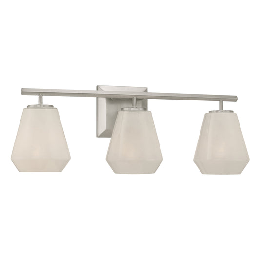 Siena Three Light Vanity in Brushed Nickel