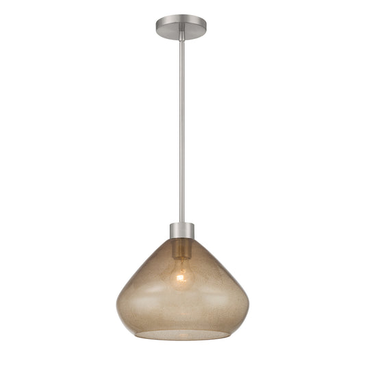 Elaris One Light Pendant in Brushed Nickel