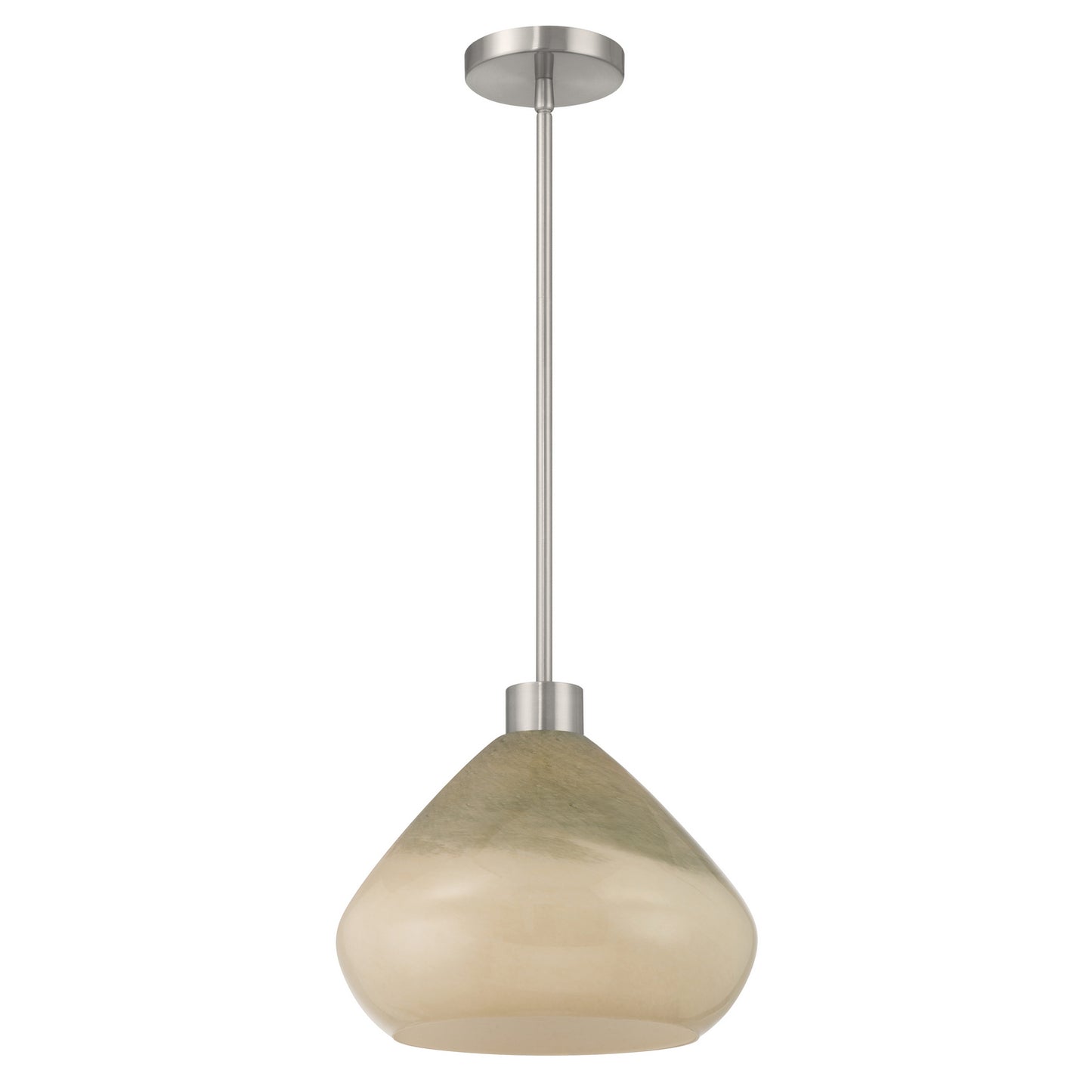 Elaris One Light Pendant in Brushed Nickel