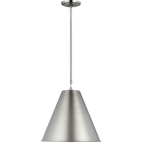 Gordon One Light Pendant in Antique Brushed Nickel