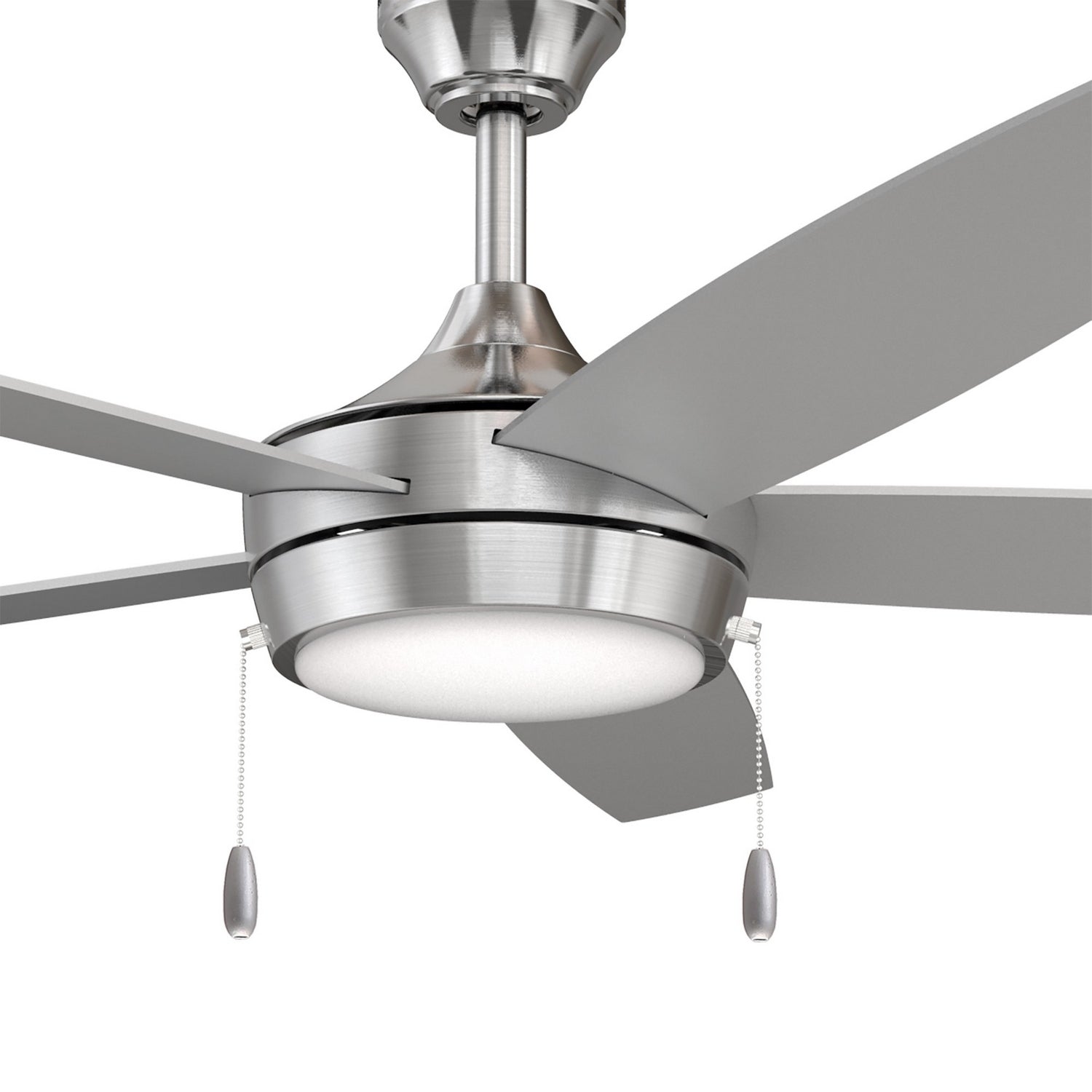 Progress Lighting - P250125-009-30 - 52" Ceiling Fan - Nolyn V - Brushed Nickel