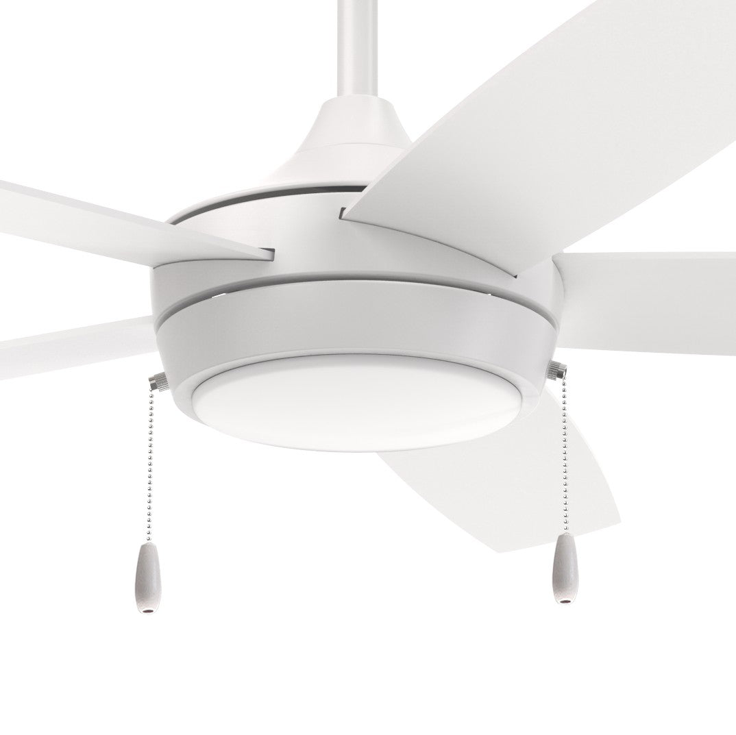 Nolyn V 52" Ceiling Fan in Matte White