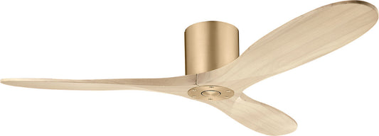 Maverick 52" Ceiling Fan in Burnished Brass