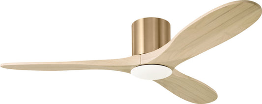 Maverick 52" Ceiling Fan in Burnished Brass