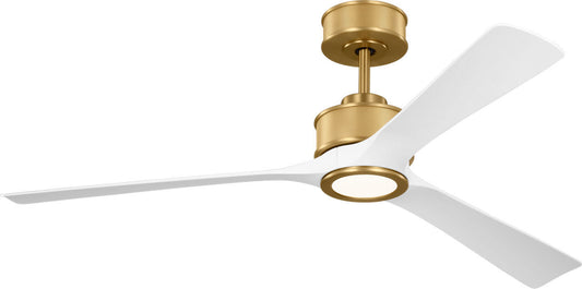 Reese 52" Ceiling Fan in Burnished Brass