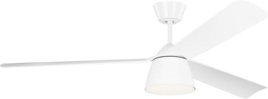 Studio 60" Ceiling Fan in Matte White