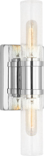Keaton Two Light Vanity in Chrome | Chrome