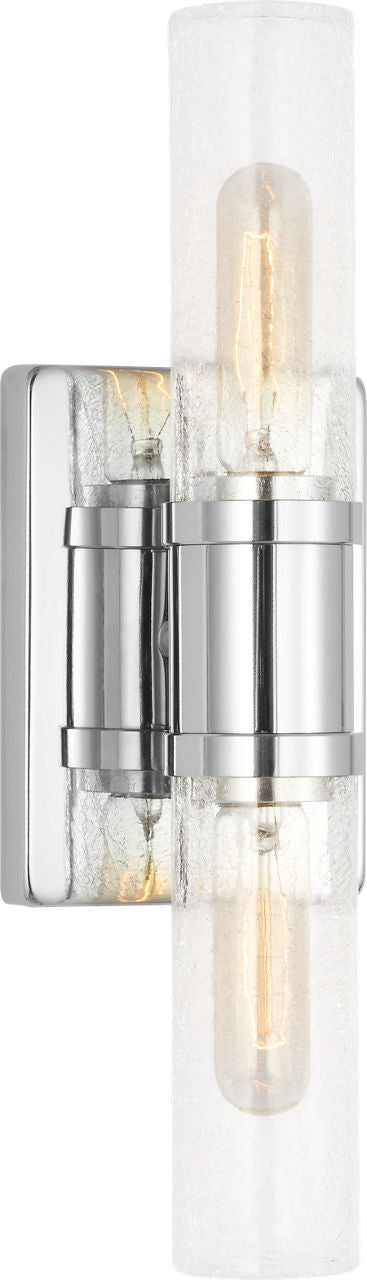 Keaton Two Light Vanity in Chrome | Chrome