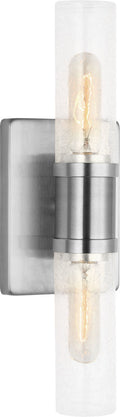 Keaton Two Light Vanity in Brushed Nickel | Brushed Nickel