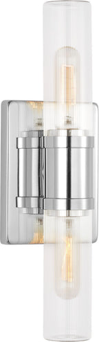 Keaton Two Light Vanity in Chrome | Chrome