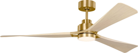 Trillium 60" Ceiling Fan in Burnished Brass
