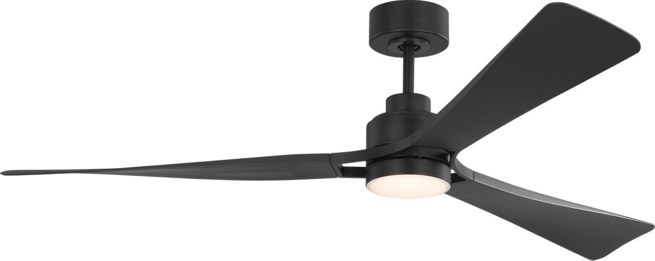 Trillium 60" Ceiling Fan in Midnight Black
