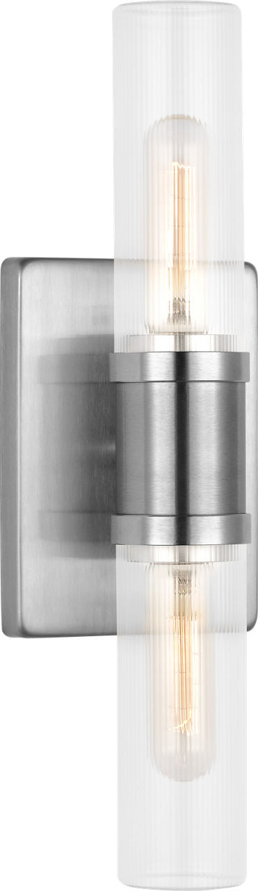 Keaton Two Light Vanity in Brushed Nickel | Brushed Nickel