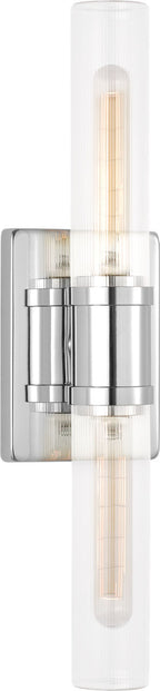 Keaton Two Light Vanity in Chrome | Chrome
