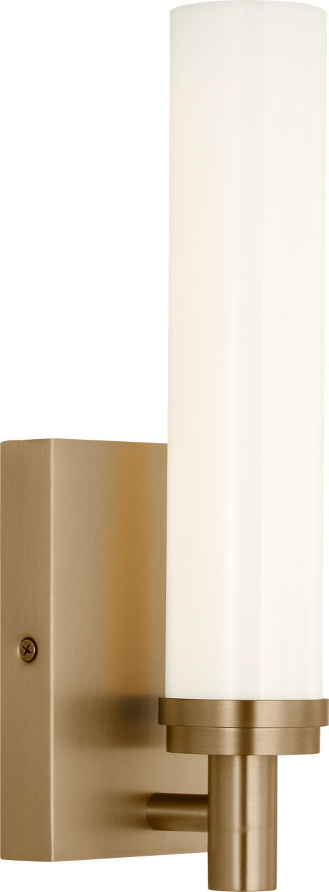 Coles LED Vanity in Satin Brass