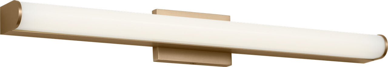 Cavitt LED Vanity in Satin Brass