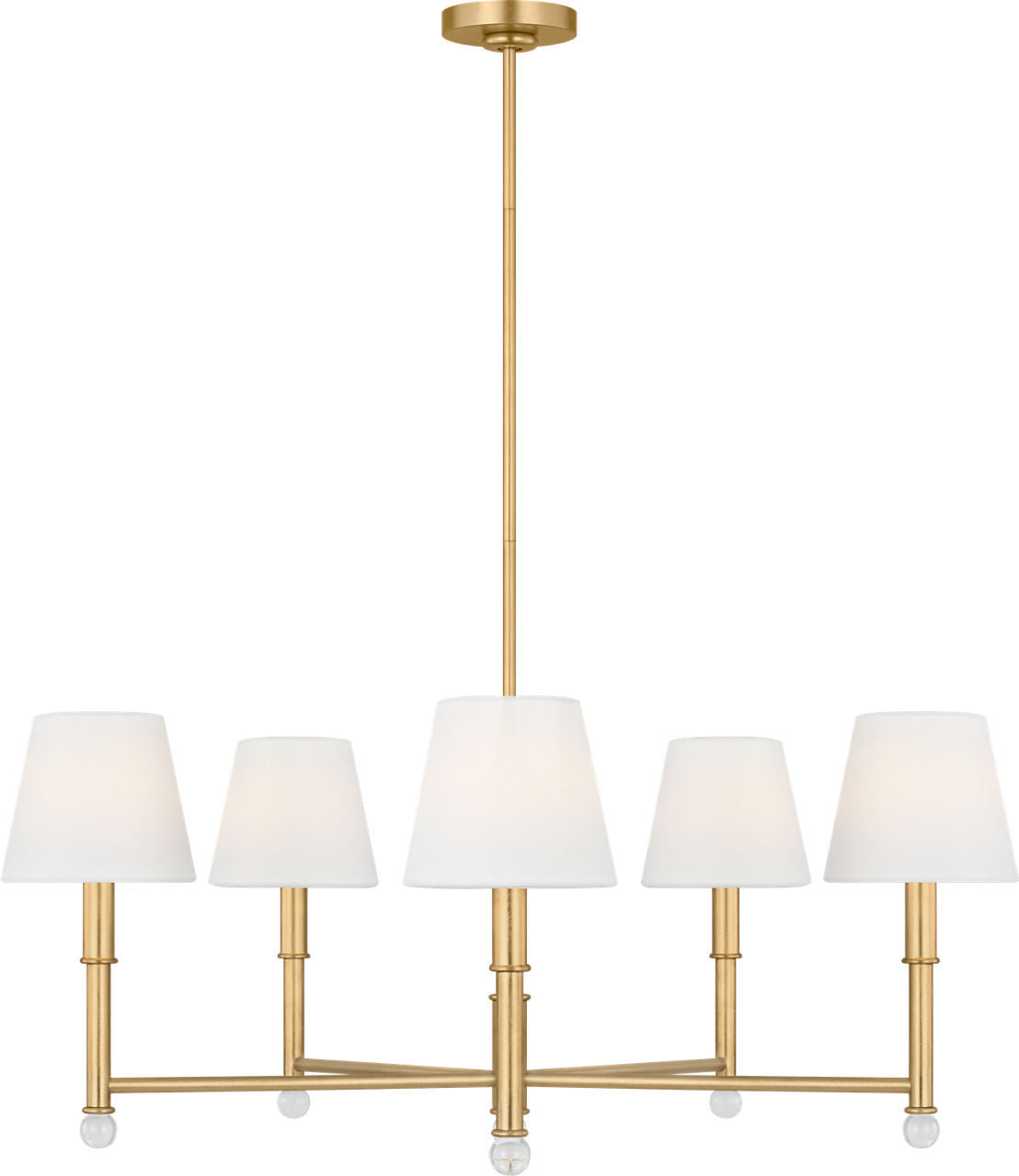 Greard Five Light Chandelier in Gild | Gild