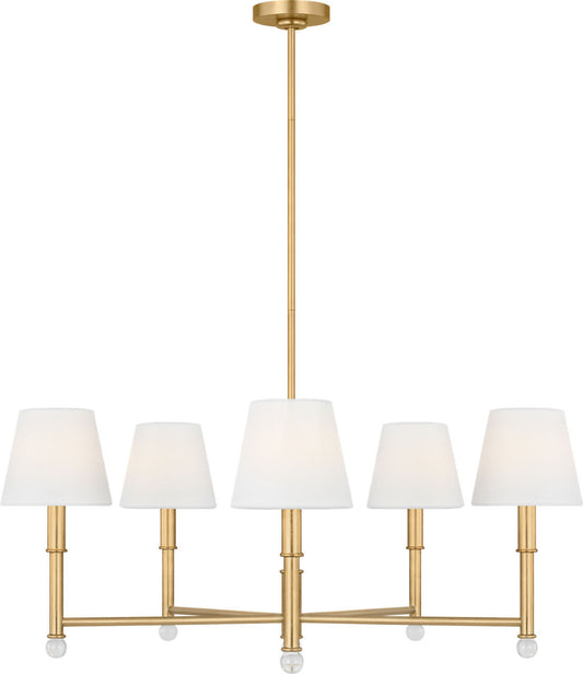 Greard Five Light Chandelier in Gild | Gild