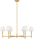 Greard Six Light Chandelier in Gild | Gild