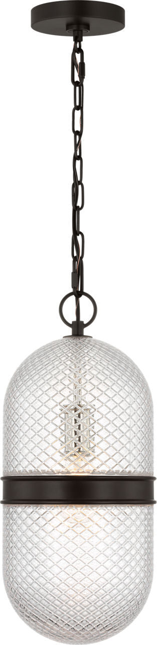 Lucinda One Light Pendant in Aged Iron | Aged Iron
