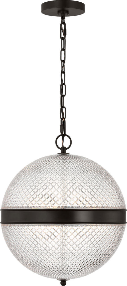 Lucinda Three Light Pendant in Aged Iron | Aged Iron